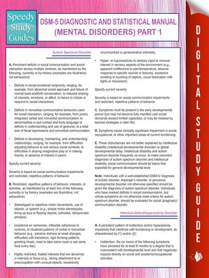 DSM-5 Diagnostic and Statistical Manual - ebook